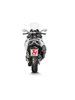 Tłumik motocyklowy Slip-On Line [Stal nierdzewna + Carbon] Akrapovič do Kymco AK550 (17-20)