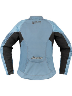 Kurtka motocyklowa damska tekstylna Icon Overlord 3 niebieska