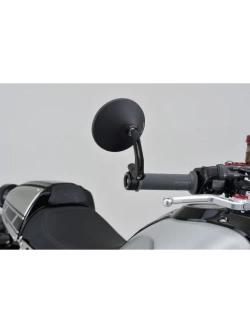 Lusterko motocyklowe Daytona D-Mirror-3 do montażu na końcu manetki czarne [adapter]