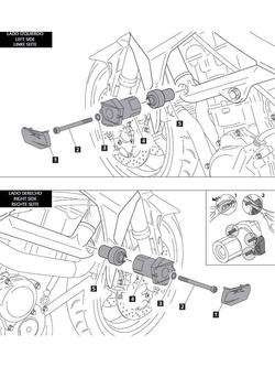 Crash pady PUIG do Suzuki GSR 750 [11-16] / GSX-S 750 [17-21] (czarne)