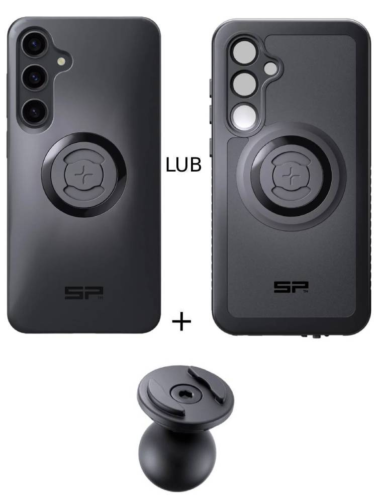 Zestaw: etui na telefon Samsung Galaxy S24+ + uchwyt kulowy Pro SPC+ SP Connect