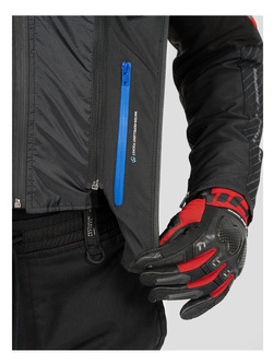 Kurtka motocyklowa tekstylna Shima Solid 2.0 czarno-czerwona