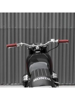 Manetki motocyklowe Biltwell Renegade TPV do kierownic o średnicy 25.4 [mm] czerwone