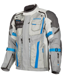 Kurtka motocyklowa tekstylna Klim Badlands Pro szaro-niebieska