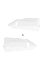 Handbary Touratech Defensa Expedition białe