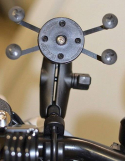 Uchwyt X-Grip RAM montowany do ramy kierownicy