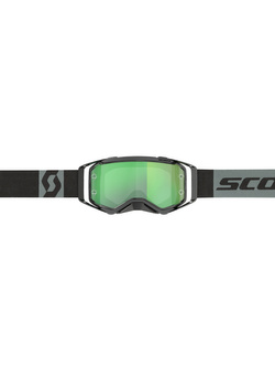 Gogle motocyklowe Scott Prospect z zieloną lustrzaną szybą czarno-zielone