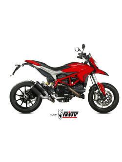 Tłumiki motocyklowe Slip-On Line (MK3) MIVV do Ducati Hypermotard 939 (16-18) czarne