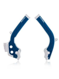 Osłony ramy Acerbis X-Grip Husqvarna/ KTM (wybrane modele) biało-niebieskie