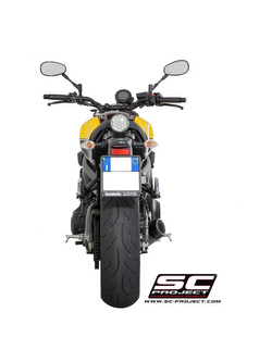 Pełny system 3-1 SC-Project Conical Stainless Steel + Carbon - Yamaha MT-09 [14-16]