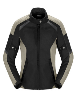 Kurtka motocyklowa tekstylna damska Spidi Tek Net czarno-beżowa