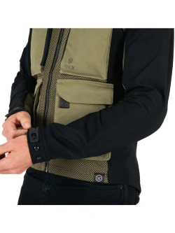 Koszula z ochraniaczami Knox Tor czarno-zielona