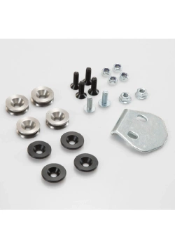 Zestaw: kufer centralny czarny TRAX ADV + stelaż Adventure-rack SW-Motech Moto Guzzi V85 Strada (24-) [poj.: 38 L]