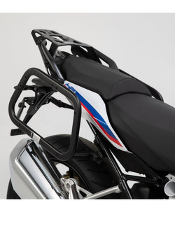 Zestaw: kufry boczne + stelaże TRAX ADV SW-MOTECH 37/37 L/R do motocykla BMW R 1200 RS (15-19), R 1250 R / RS (19-), R 1200 R (14-18) [pojemność 2 x 37 L]