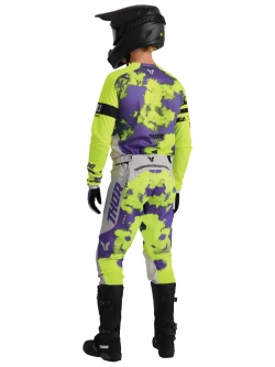 Bluza enduro Thor Launchmode Bleach szaro-żółta