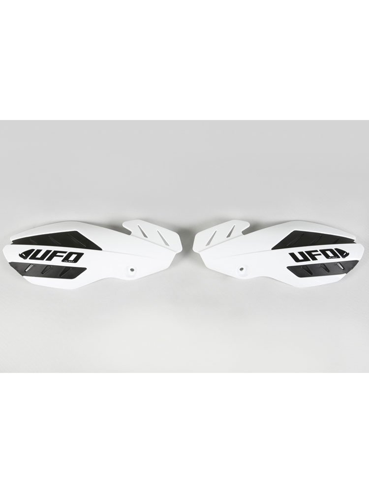 Osłony rąk (handbary) UFO do Hondy CRF 250R (12-21), CRF 250RX (19-21), CRF 450R (12-20), CRF 450RX (17-20) białe