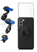 Zestaw rowerowy: etui na telefon Samsung Galaxy S23+ + wodoodporny pokrowiec + mocowanie Quad Lock