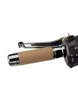 Manetki PUIG Hi-Tech Vintage do kierownic 22 mm (czarne)