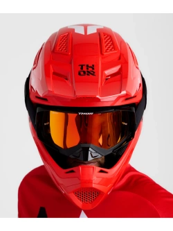 Kask enduro Thor Fleet Forge czerwony