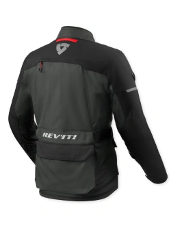Kurtka motocyklowa tekstylna REV’IT! Outback 5 H2O antracytowo-czarna