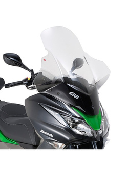 Szyba do skutera GIVI Kawasaki J125 / J300 (14-21) przezroczysta [mocowanie w zestawie]