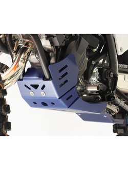 Płyta pod silnik AXP Racing XtremHusqvarna TC125/ 150 (23-)/ TE125/ 150 (24-) z osłoną podnośnika niebieska