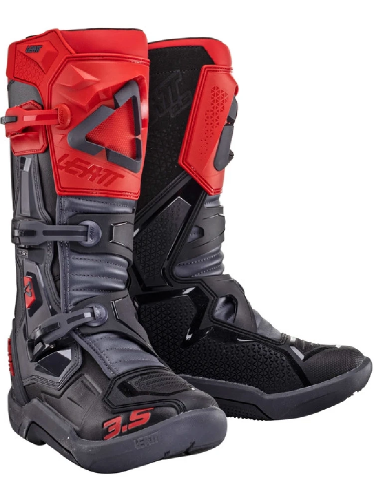 Buty enduro Leatt 3.5 czarno-czerwone