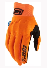 Rękawice cross 100% Cognito Smart Shock pomarańczowe