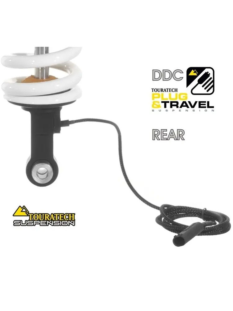 Zestaw amortyzatorów przedni+tylny DDA / Plug & Travel Touratech BMW R1200GS/R1250GS (17-)