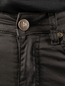 Damskie jegginsy John Doe Betty Biker czarne