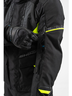 Kurtka motocyklowa tekstylna Shima Runner czarno-fluo