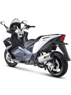 Tłumik motocyklowy Akrapović do Aprillia SRV 850 [12-16] [Slip-On Line, Satinless Steel] 