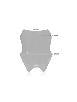 Szyba motocyklowa WRS Touring BMW R 1200 RS (15-18)/ R 1250 RS (18-24) przyciemniana