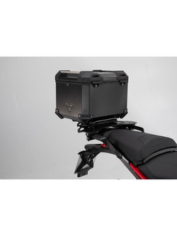 Zestaw: kufry boczne + kufer centralny + stelaże TRAX ADV SW-MOTECH do motocyklado Ducati Multistrada 1200/ 1260/ 950 (15-), Multistrada V2/ S (21-) [pojemność: 45 prawy + 45 lewy + 38 centralny]