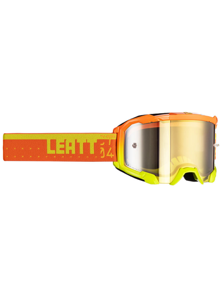Gogle motocyklowe z lustrzaną brązową szybą Leatt Velocity 4.5 Iriz Citrus