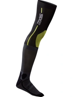 Skarpety SIXS Knee Brace czarno-zielone