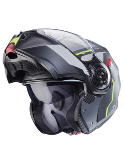 Kask szczękowy Caberg Duke Evo Move szaro-czarno-żółty