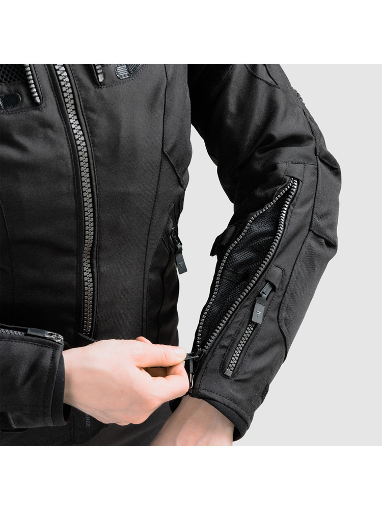 Kurtka motocyklowa damska tekstylna Rebelhorn Hiker IV czarna