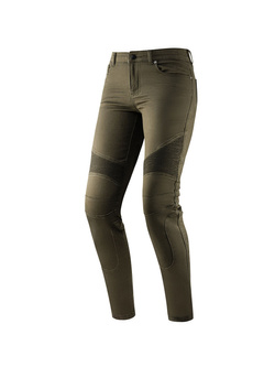 Jeansy motocyklowe damskie Rebelhorn Vandal Twill zielone