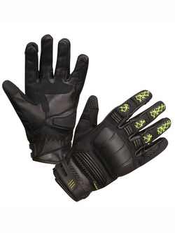 Rękawice motocyklowe Modeka Ennos czarno-fluo żółte