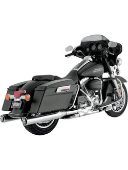 Tłumiki (Slip-On) Vance & Hines Monster Round chrom do Harley Davidson FLT/FLHT/FLHX/FLHR (rocznik 99-16)