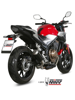 Tłumik motocyklowy Slip-On Line (MK3) MIVV do Honda CB 500 F (19-) czarny