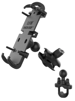 Uniwersalny uchwyt na telefon RAM Quick-Grip XL z podstawą w kształcie litery U - krótki