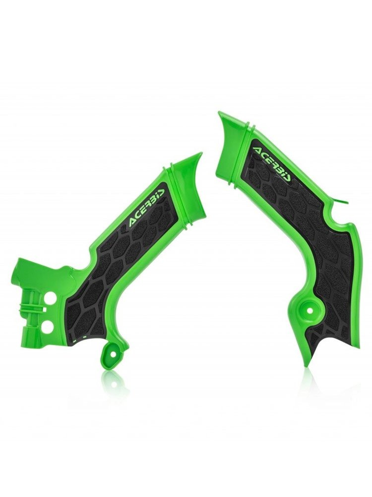 Osłony ramy Acerbis X-Grip Kawasaki (wybrane modele) czarno-biały