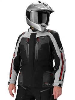 Kurtka motocyklowa tekstylna Shima Hero 3.0 G2 szaro-czerwona