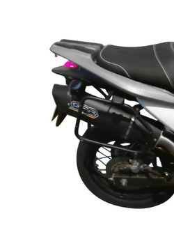 Tłumik G.P.R Furore Nero [Slip-On, Black Aluminium] - Honda Transalp XL 700 V [07-14]