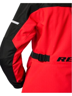 Kurtka motocyklowa damska tekstylna REV’IT! Convergent H2O czerwono-czarna