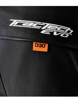 Kurtka motocyklowa skórzana RST Trac Evo D3O czarno-biała