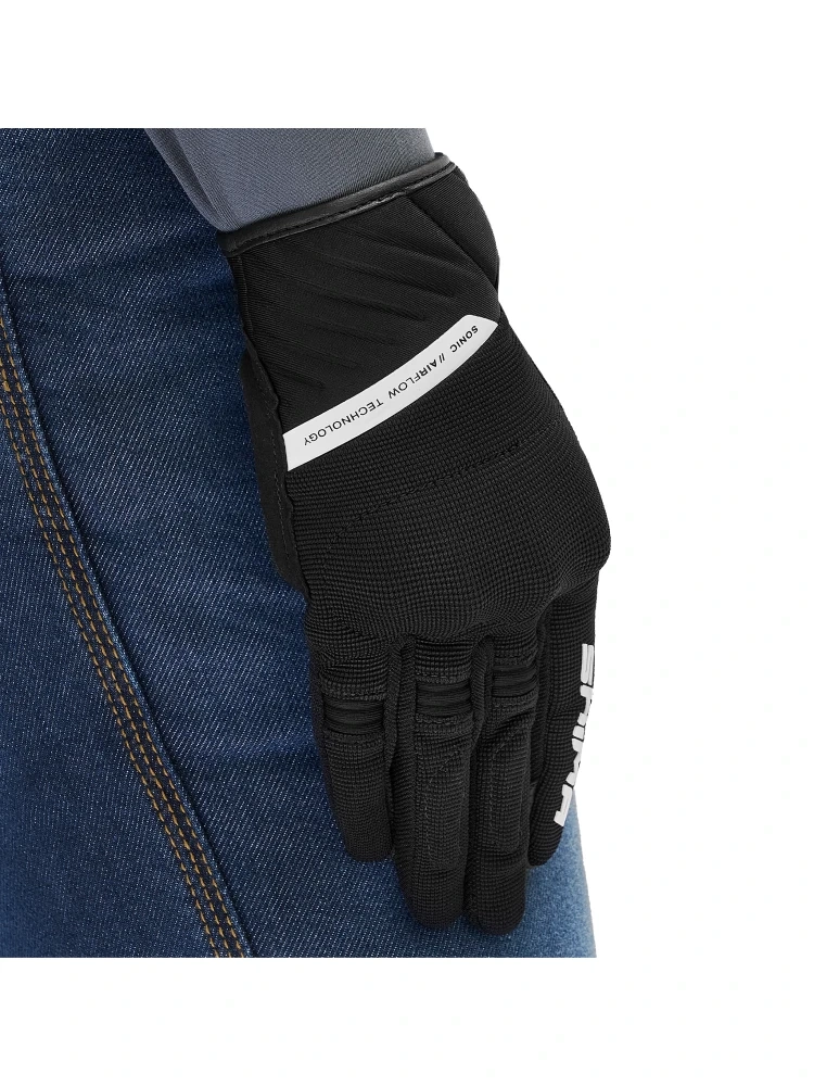 Rękawice motocyklowe damskie Shima Sonic czarno-białe