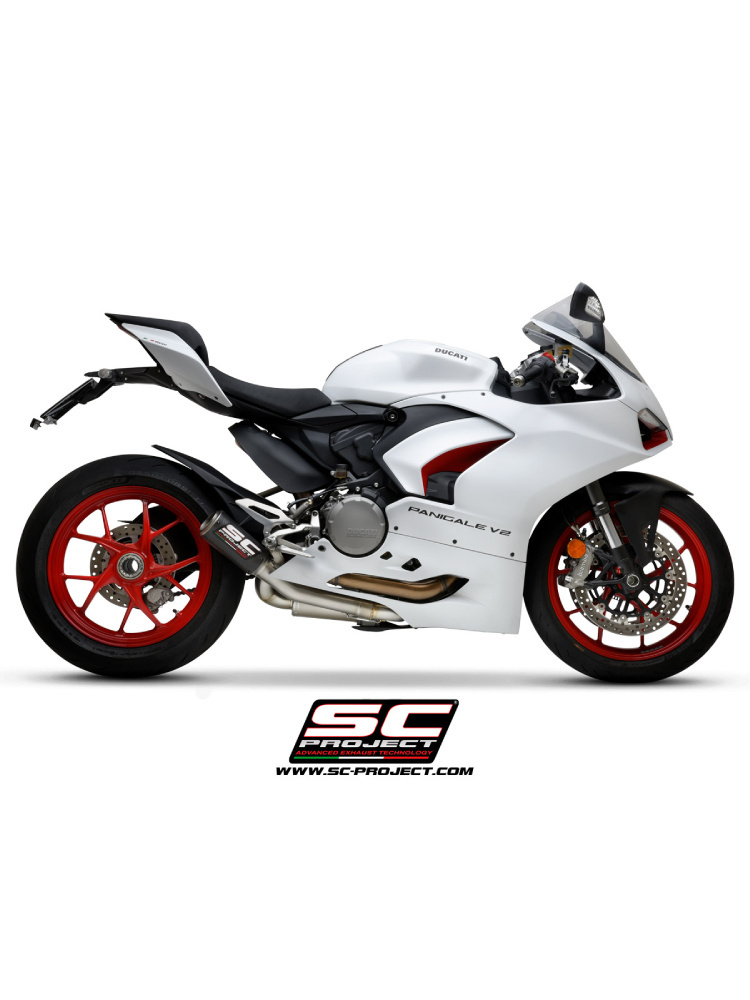Układ wydechowy SC Project 2-1 CR-T M2 Ducati Panigale V2 (20-24) carbon